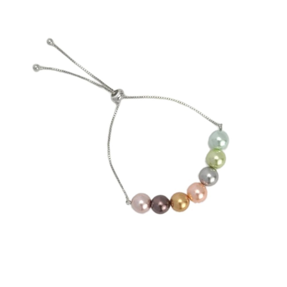 COPY - Multicolors Fake Pearls Bracelet